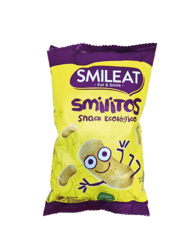 Smileat smilitos eco snack gusanitos maiz 38g