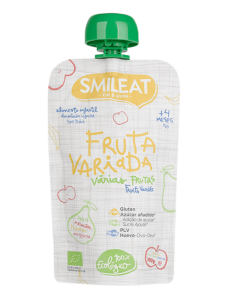 Smileat Pouch Fruta Variada Ecológico 100 G