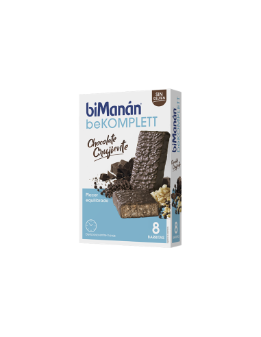 Bimanán bekomplet chocolate crujiente 8 barritas