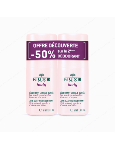 Nuxe Body duplo desodorante larga duración 2x50ml