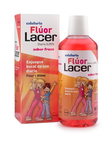 Lacer fluor colutorio 0.05% diario 500ml