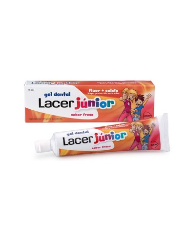 Lacer junior gel dental fresa 75ml