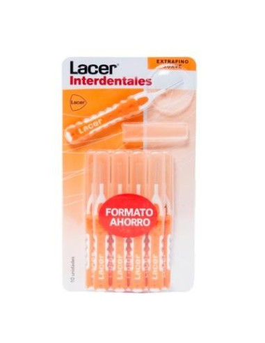Lacer interdental recto extrafino suave 10uds