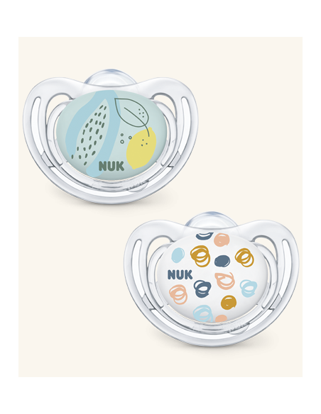 Nuk chupete silicona freestyle 6-8 m 2uds