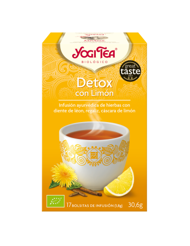 Yogi tea detox limón
