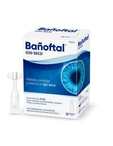 Bañoftal ojo seco 30 monodosis