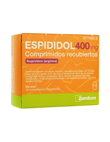 Espididol 400mg 18 comprimidos