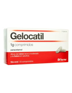 Gelocatil 1g 10 comprimidos