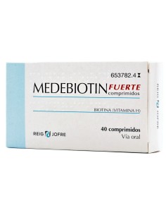 Medebiotin fuerte 5 mg 40...