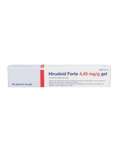 Hirudoid forte 4.45mg/g gel tópico 60 gramos