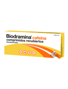 Biodramina cafeína 12...