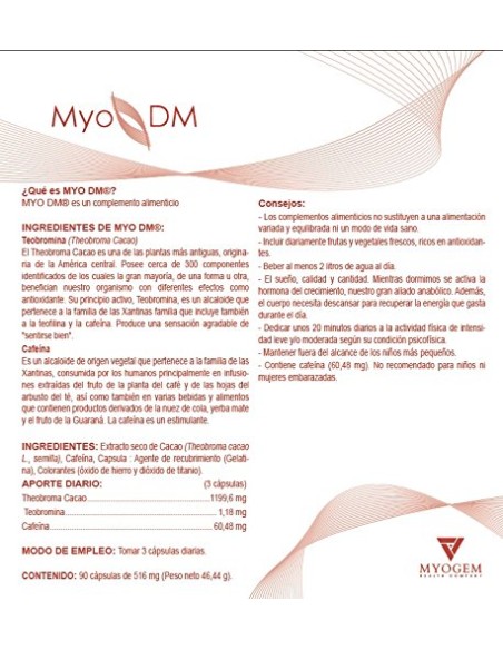 Myo-Dm Myogem 90 cápsulas