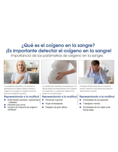 Pulsioxímetro de dedo  LO x 100A