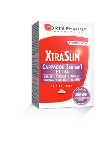 Forte Pharma Xtraslim captador 3 en 60 cápsulas