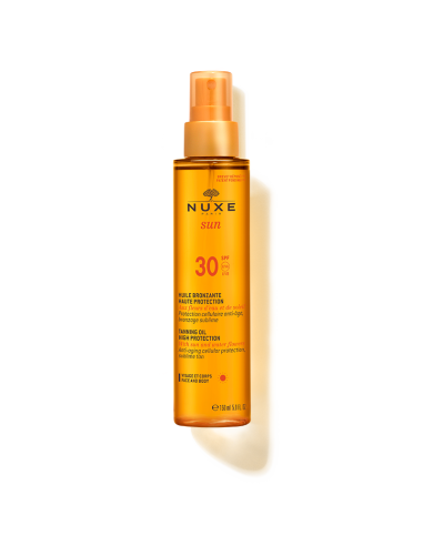 Nuxe Sun spray aceite bronceador protección solar facial y corporal SPF30 150ml