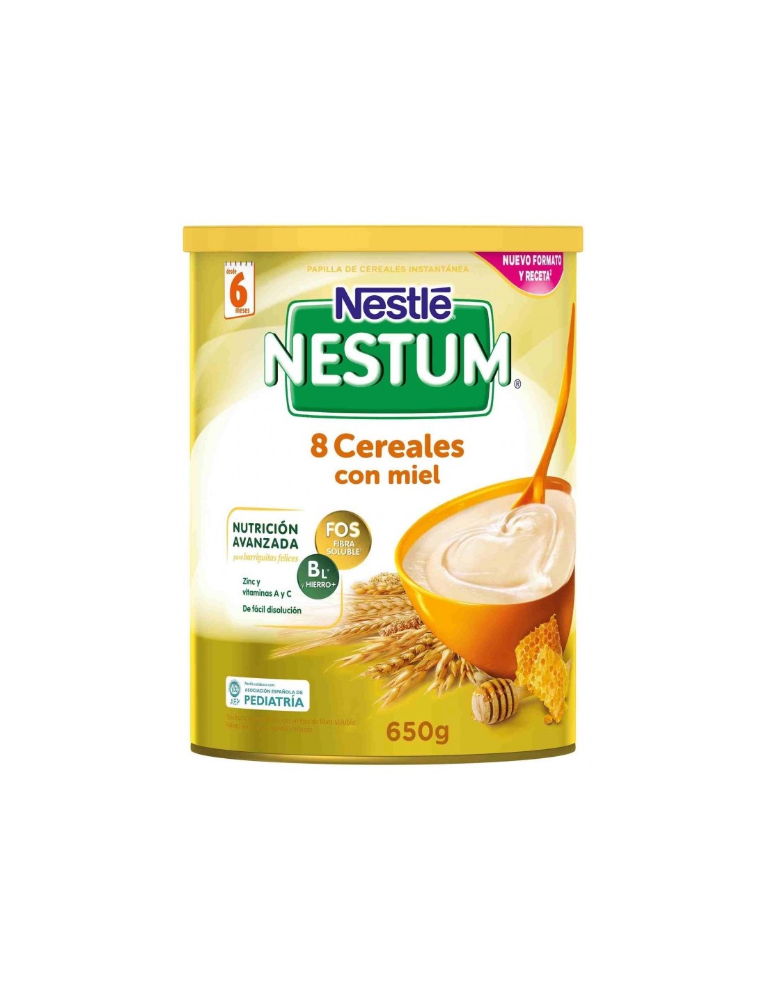 Nestle Papilla 8 Cereales Con Miel 600 Gr - Farmacia Online Barata