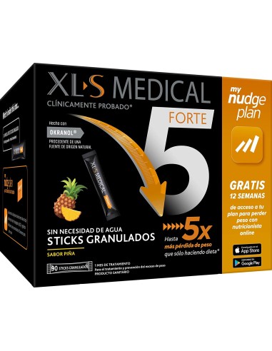 Xls Medical Forte 5 90 sticks sabor piña