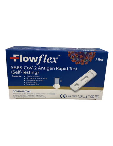 Test de antígenos COVID-19 Flowflex Test nasal SARS-COV-2 de autodiagnóstico 1 unidad