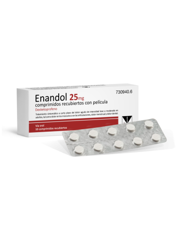 Enandol 25mg 10 comprimidos