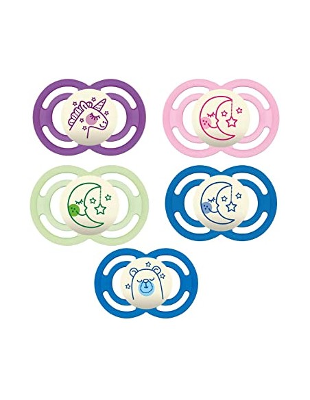 Mam chupete de silicona Perfect Night +6meses 1 unidad