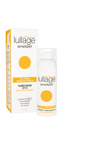 Lullage acneXpert sunscreen fluido solar SPF50 50ml